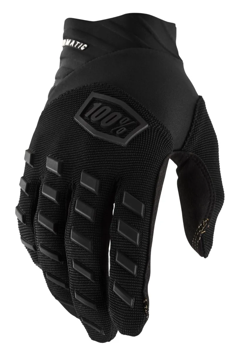 100 Percent Airmatic Youth MTB Gloves Black/Charcoal